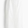 H & M - Kokerrok met crinkle-effect - Wit