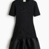 H & M - Gebreide jurk - Zwart
