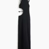 H & M - Jurk met cut-out en kralen - Zwart