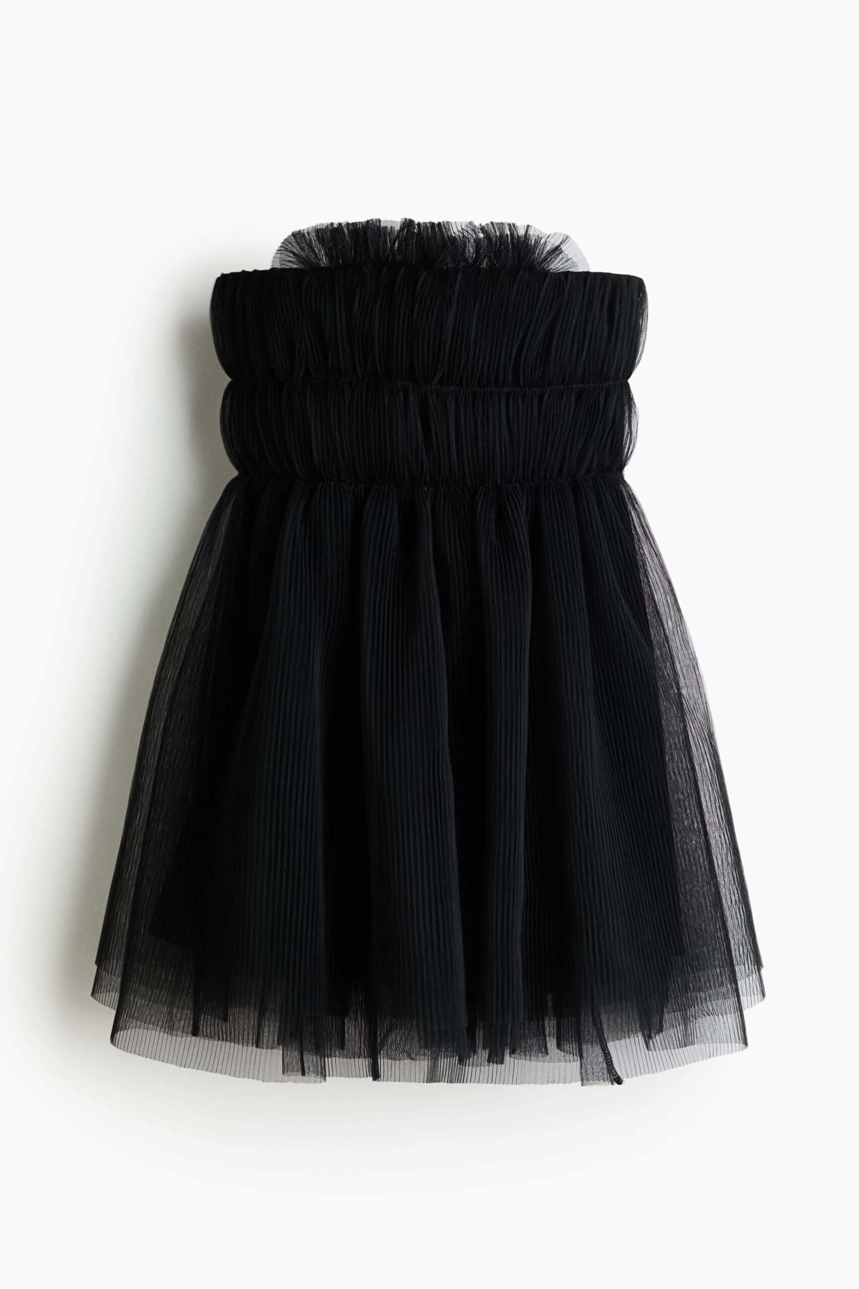 H & M - Tulen bandeaujurk - Zwart H & M - Tulen bandeaujurk - Zwart