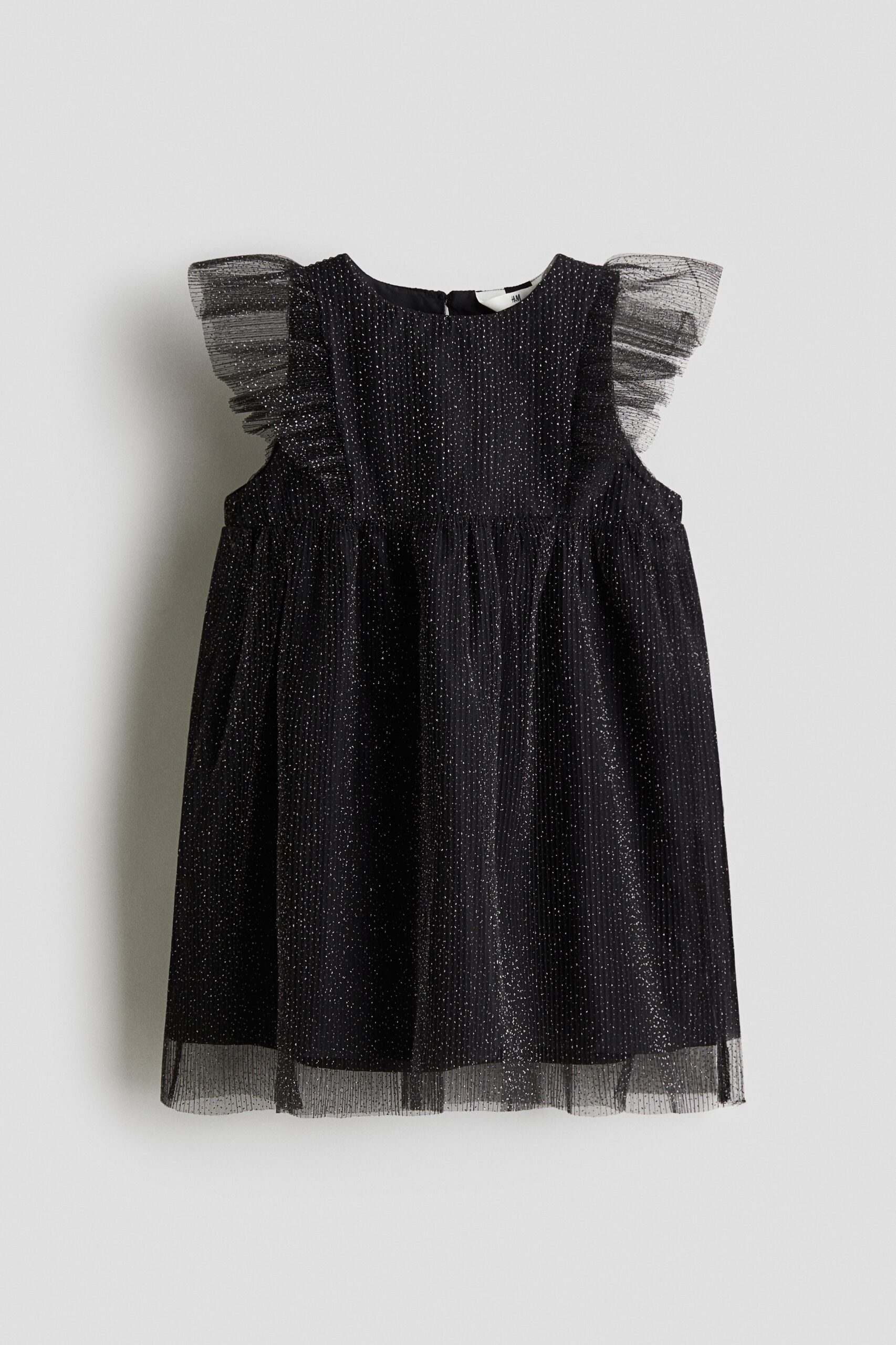 H & M - Tulen jurk met volants - Zwart H & M - Tulen jurk met volants - Zwart