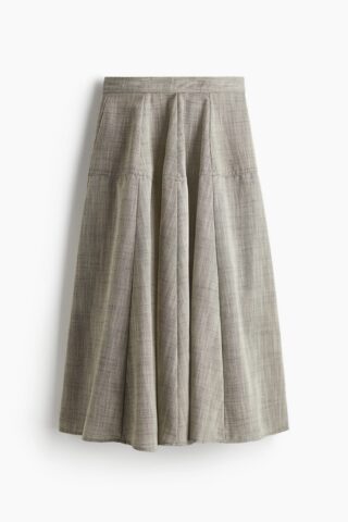 H & M - Cirkelrok - Grijs Gemêleerd