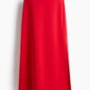 H & M - Rok met zijsplit - Rood
