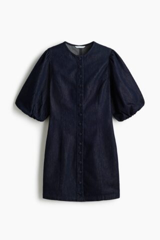 H & M - Denim jurk - Donker Denimblauw