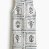 H & M - Open-backjurk van twill - Lichtbeige/Dessin