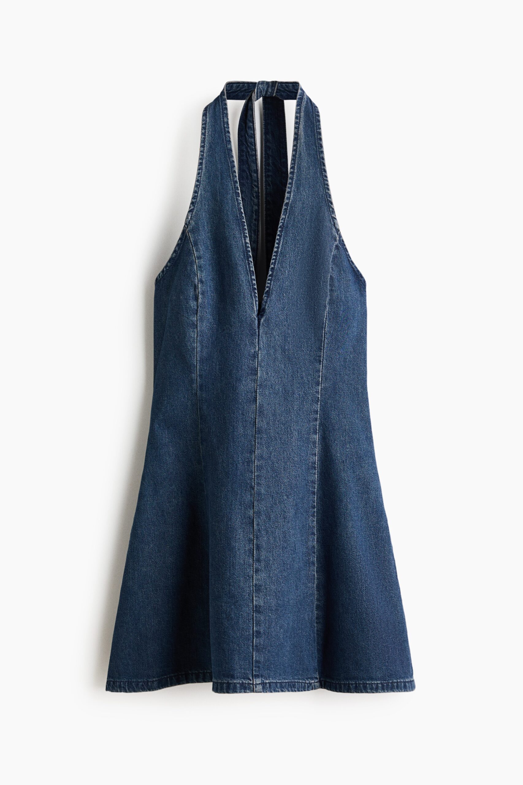 H & M - Denim halterjurk - Denimblauw