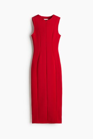 H & M - Bodyconjurk van interlocktricot - Rood
