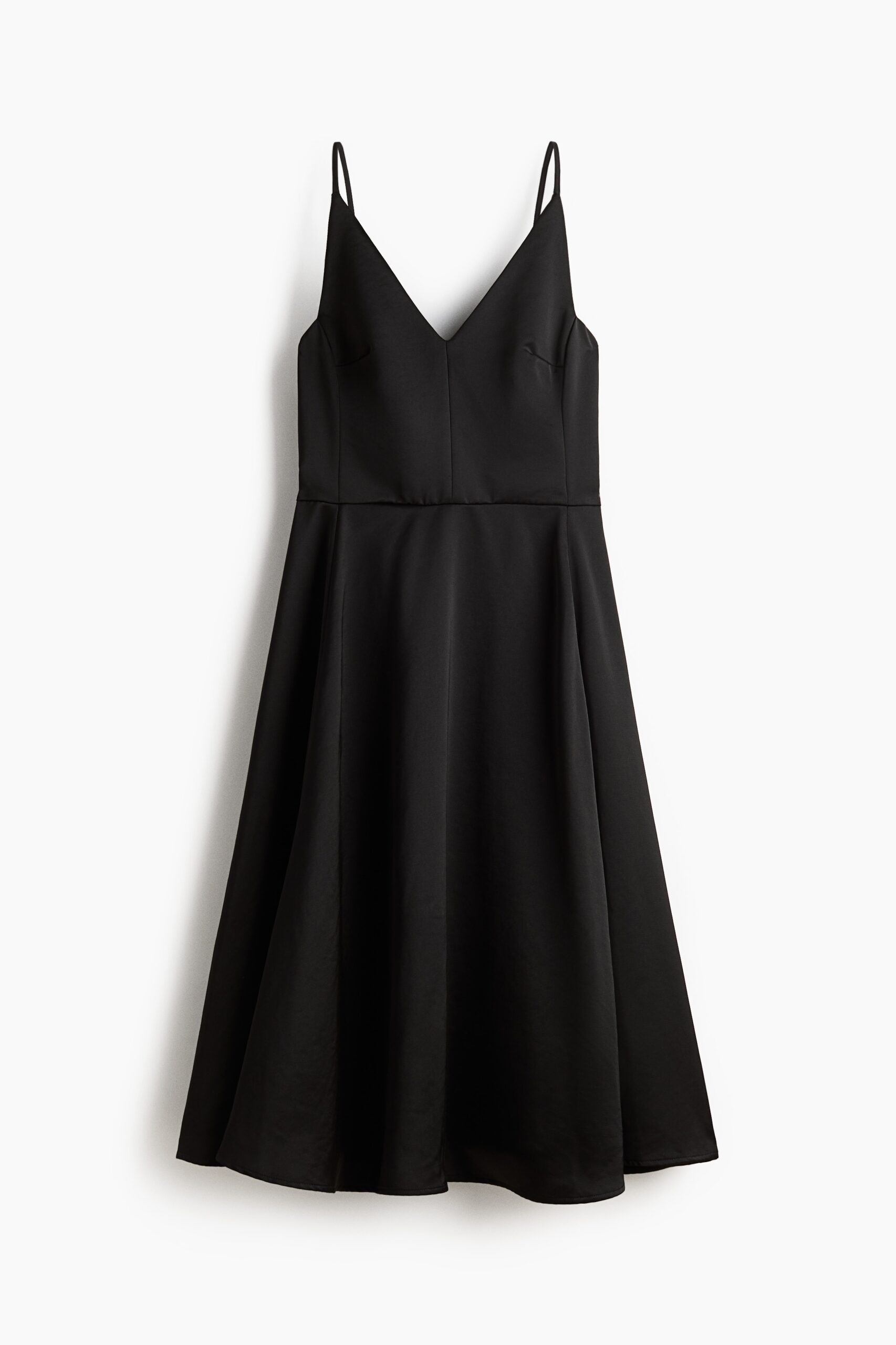H & M - Strappy jurk met V-hals - Zwart
