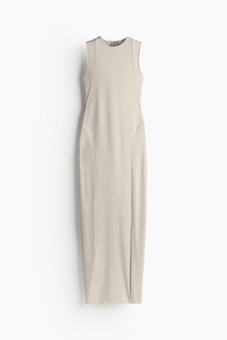 H & M - Bodyconjurk met transparante details - Lichtbeige