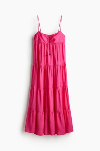 H & M - Strappy strokenjurk - Roze