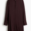 H & M - Tuniekjurk - Bordeauxrood