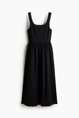 H & M - MAMA Uitlopende voedingsjurk - Zwart