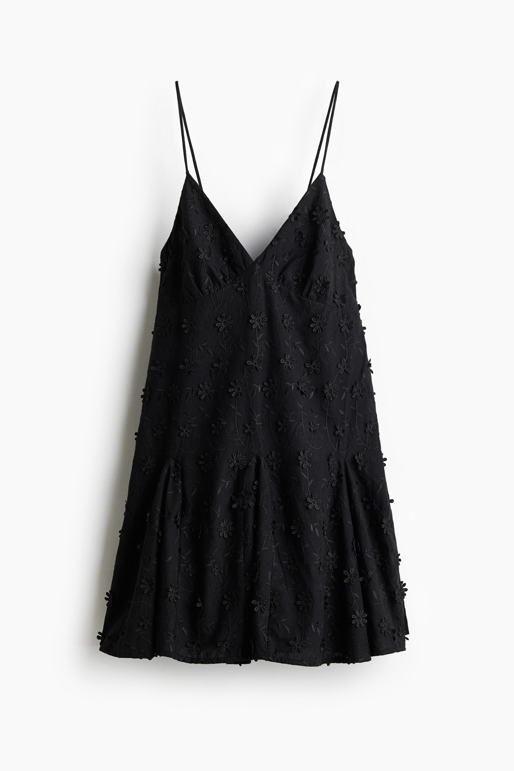 H & M - Katoenen jurk met applicaties - Zwart H & M - Katoenen jurk met applicaties - Zwart