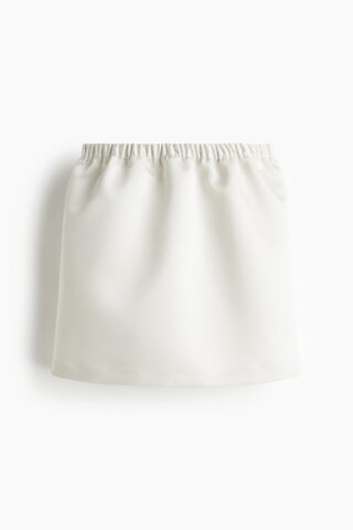 H & M - Pull-on rok - Wit