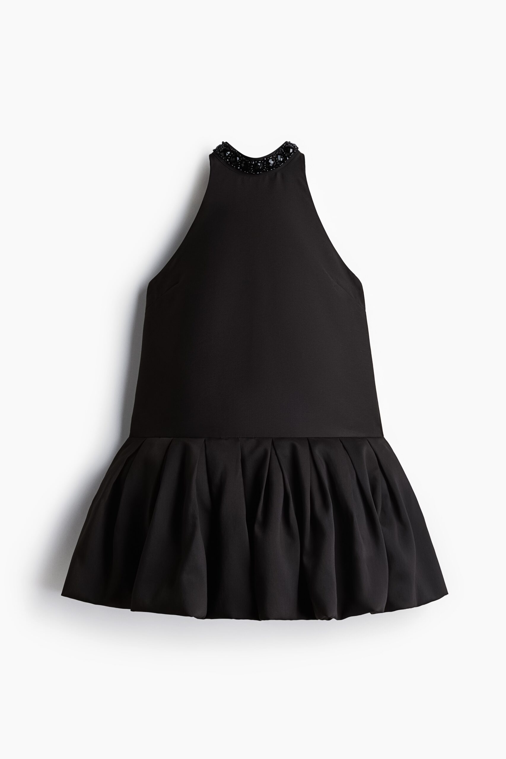 H & M - Jurk met opbollende rok - Zwart H & M - Jurk met opbollende rok - Zwart