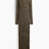 H & M - Glitterende bodyconjurk - Zwart/Goudkleurig