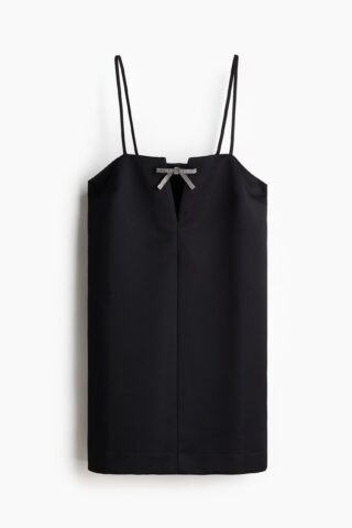H & M - Strappy jurk met strik - Zwart