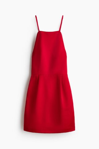 H & M - Strappy open-backjurk - Rood