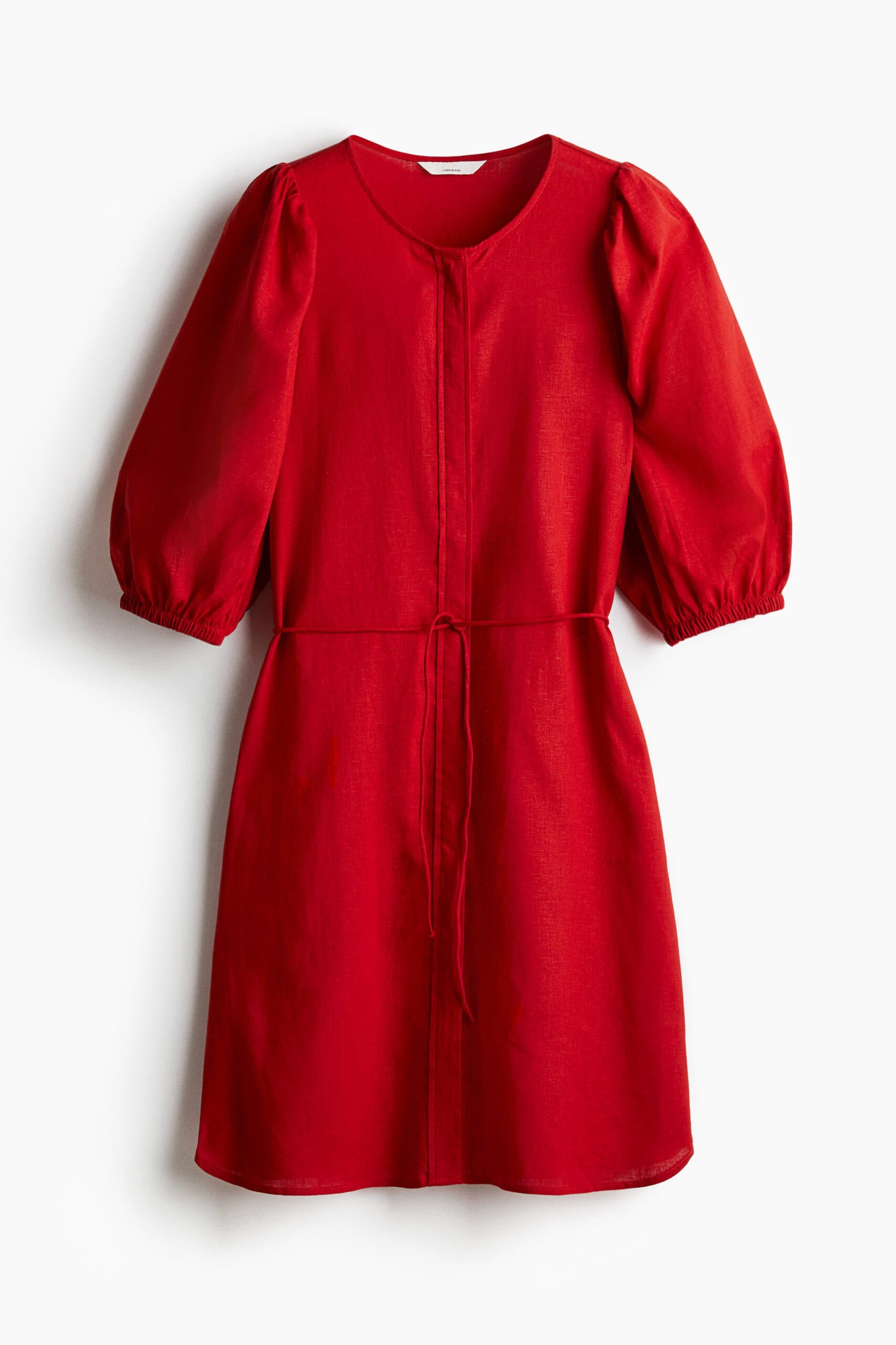 H & M - Jurk van linnenmix - Rood H & M - Jurk van linnenmix - Rood
