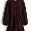 H & M - Katoenen tuniekjurk - Donkerbruin
