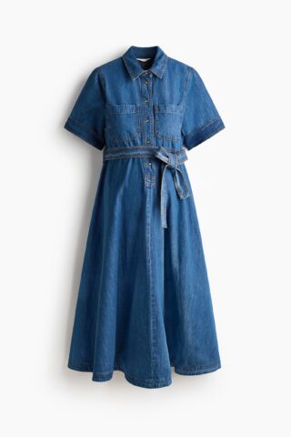 H & M - MAMA Before & After Denim jurk - Denimblauw