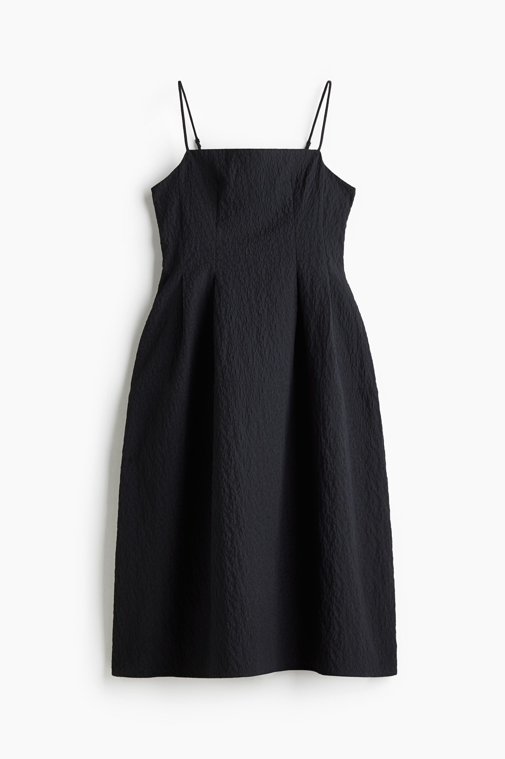 H & M - Jacquardgeweven jurk - Zwart