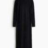 H & M - Fijngebreide maxi-jurk - Zwart