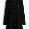 H & M - Gebreide jurk - Zwart