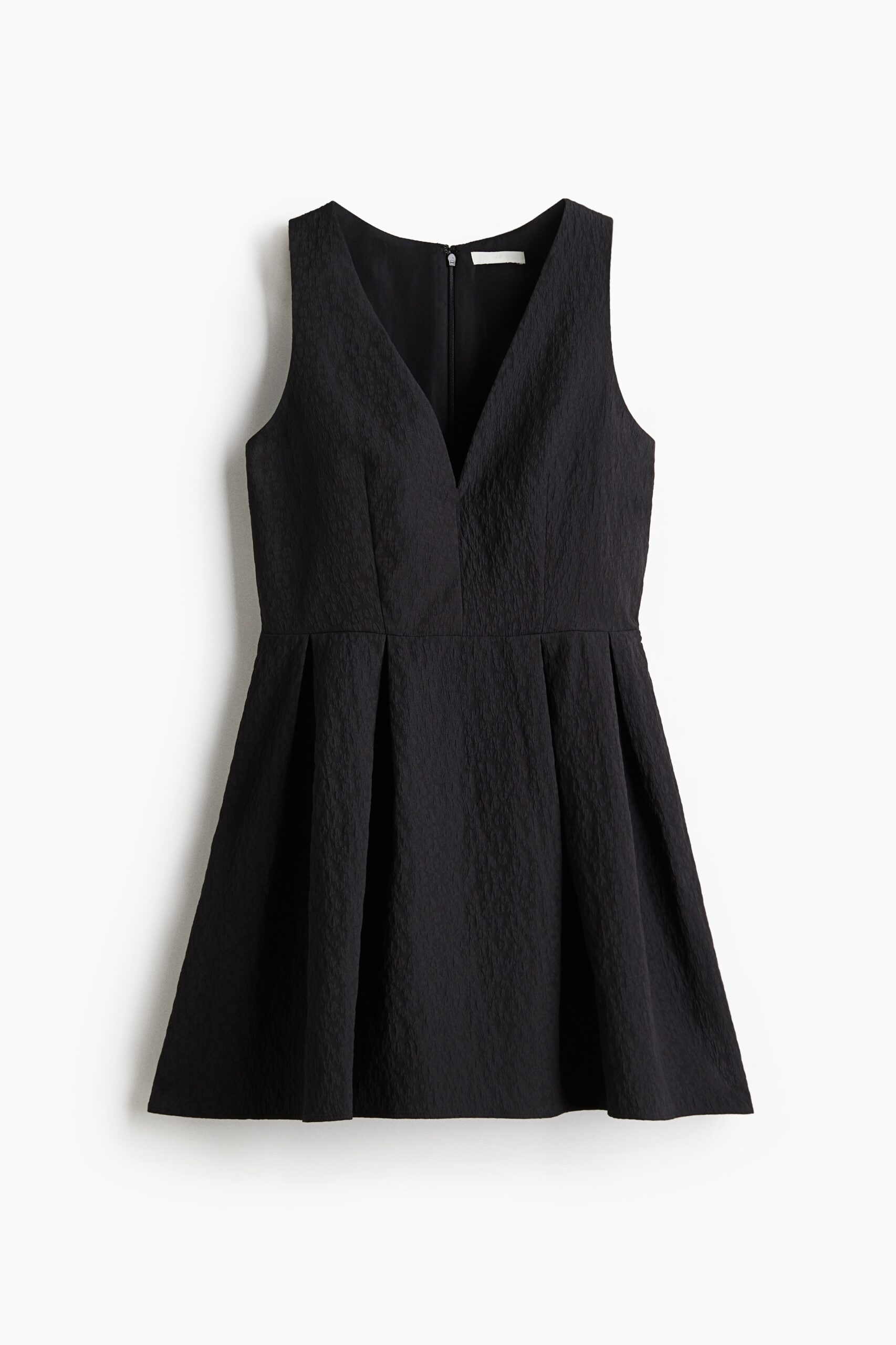 H & M - Jurk met uitlopende rok - Zwart H & M - Jurk met uitlopende rok - Zwart