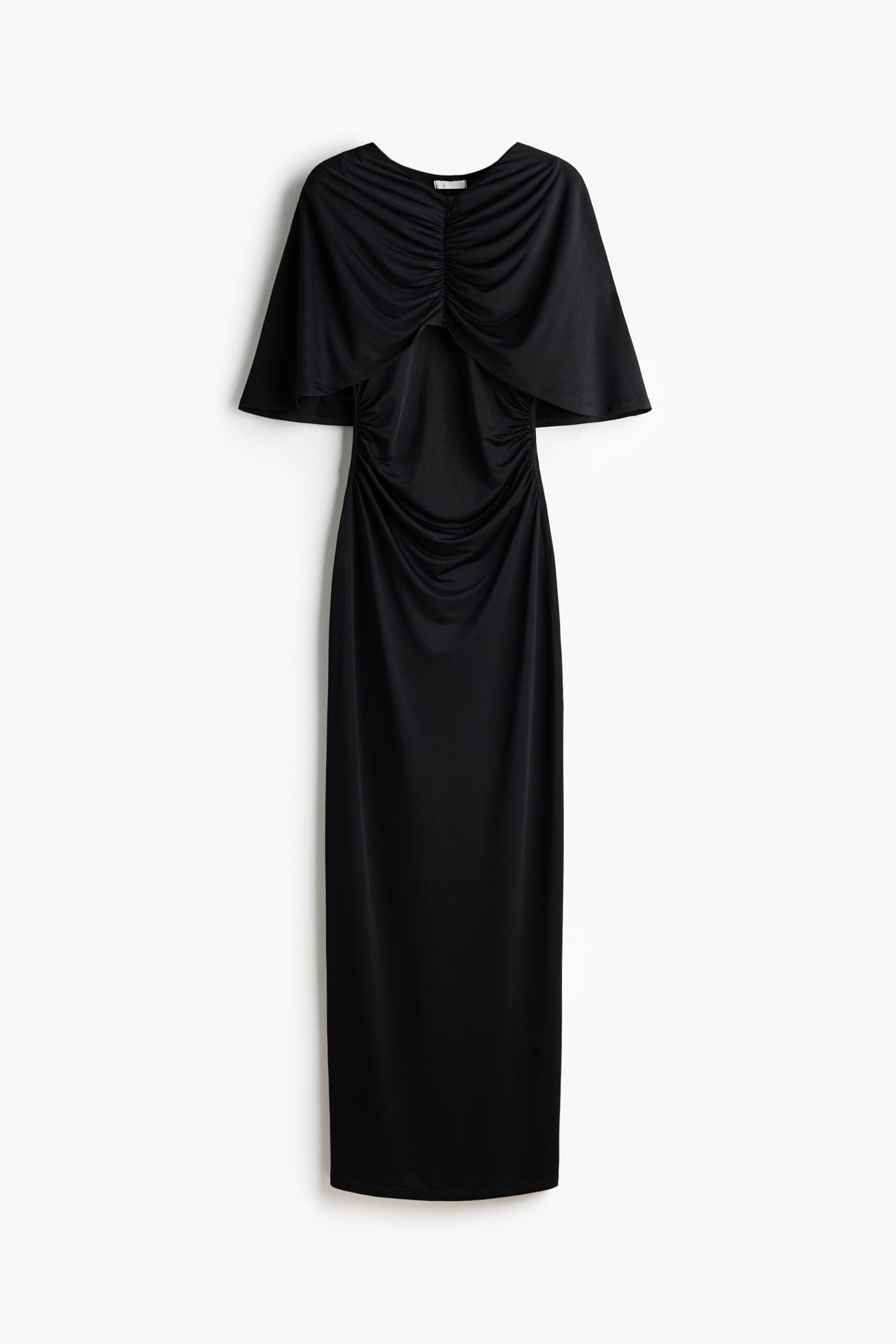 H & M - Capejurk van tricot - Zwart