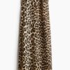 H & M - Bandeaujurk - Beige/Luipaarddessin