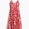 H & M - Strappy jurk - Wit/Rode Bloemen