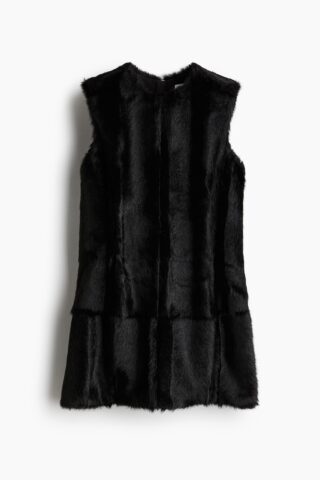 H & M - Jurk met rits achter - Zwart