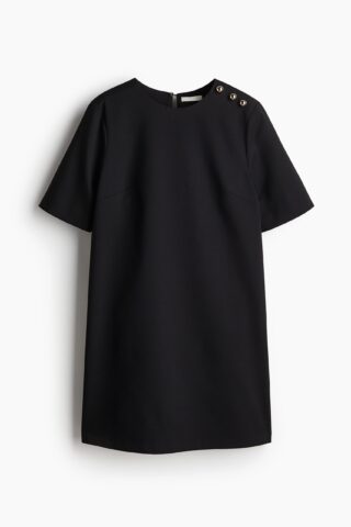 H & M - A-linejurk - Zwart