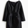 H & M - Zandloperjurk van twill - Zwart