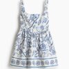 H & M - Jurk met uitlopende rok - Wit/Schelpen
