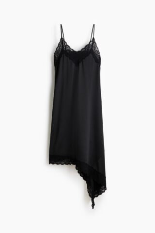 H & M - MAMA Strappy jurk met kant - Zwart