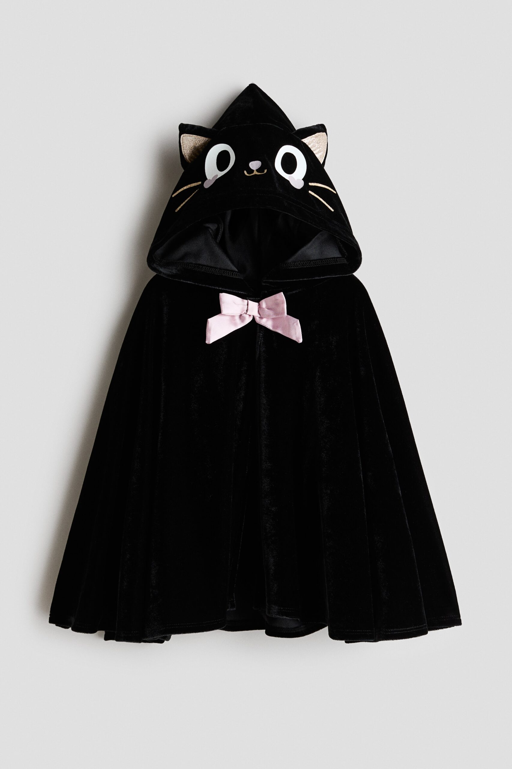 H & M - Verkleedcape - Kat - Zwart/Kat