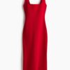 H & M - Bodycon dress - Rood