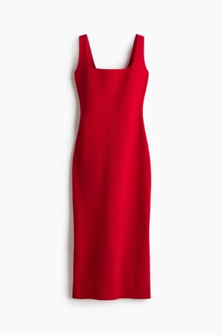 H & M - Bodycon dress - Rood