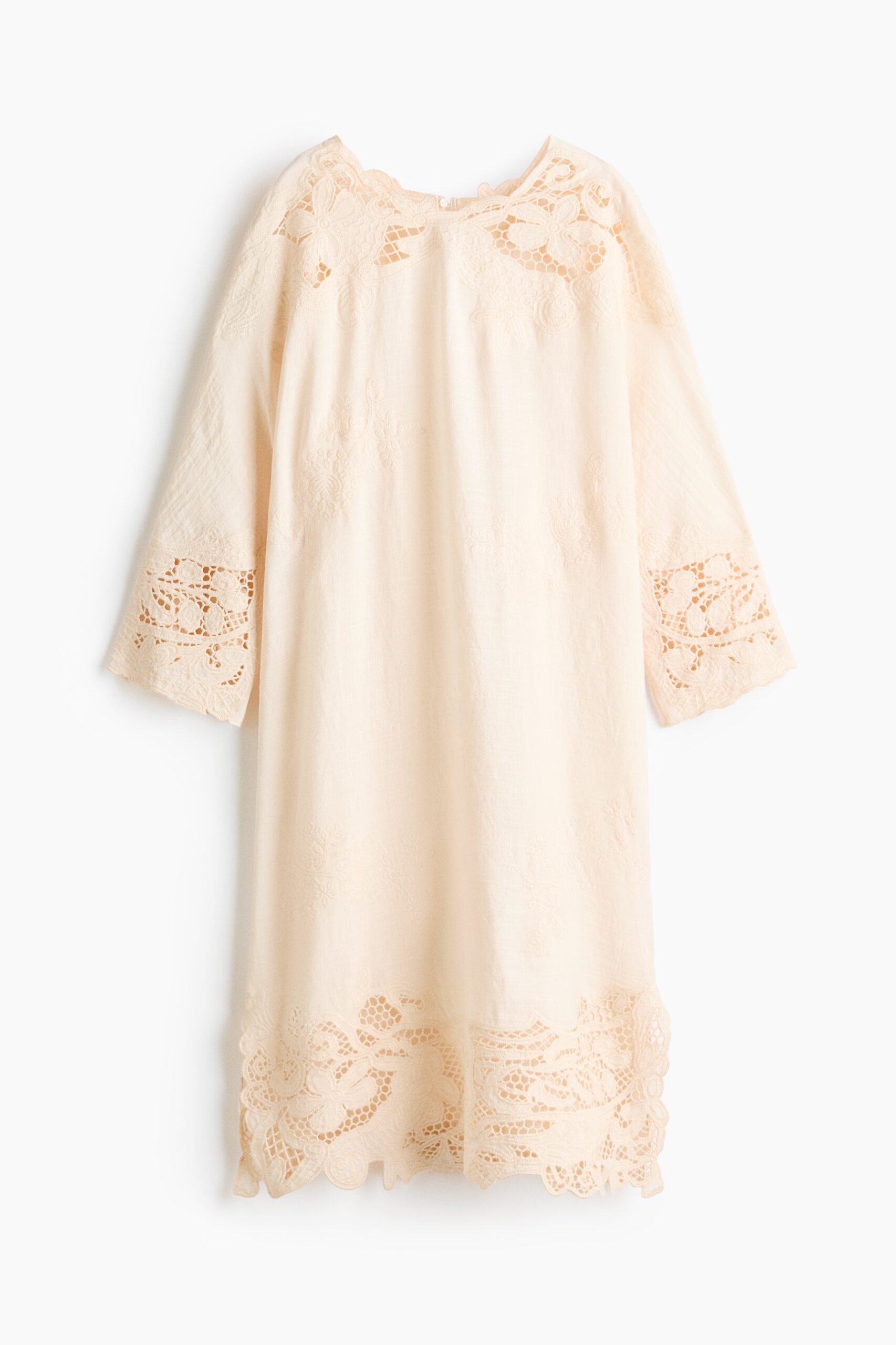 H & M - Broderie anglaise dress - Roomwit