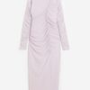 H & M - Gedrapeerde bodyconjurk - Lichtroze