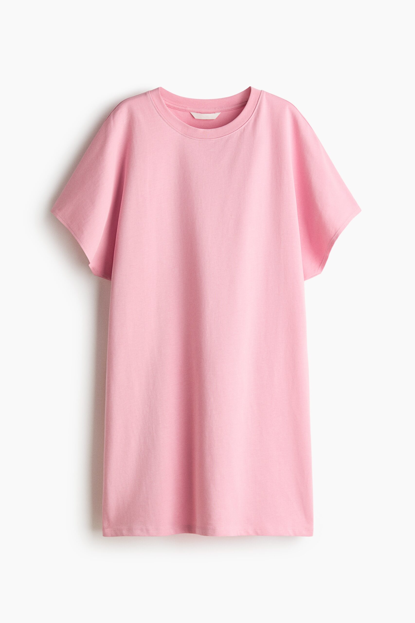H & M - Katoenen T-shirtjurk - Roze