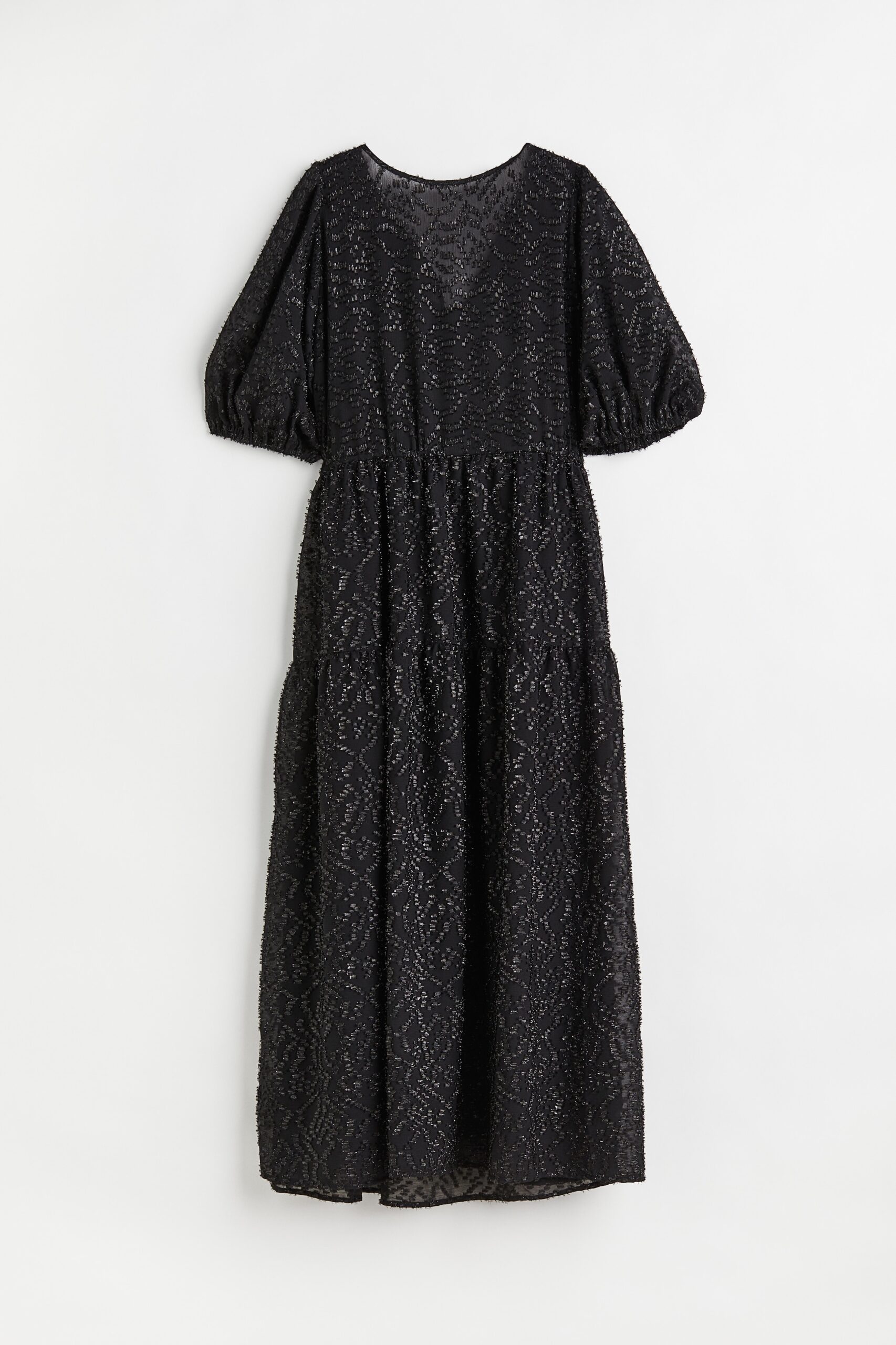 H & M - Balloon-sleeved dress - Zwart H & M - Balloon-sleeved dress - Zwart
