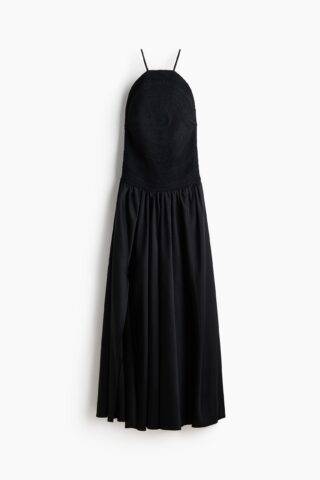 H & M - Open-backjurk met gehaakte look - Zwart