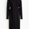 H & M - Sweatjurk met vleermuismouwen - Zwart