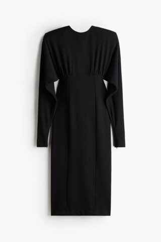 H & M - Sweatjurk met vleermuismouwen - Zwart