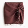 H & M - Katoenen sarong met kralen - Donkerbruin