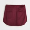 H & M - Satijnen rok - Bordeauxrood