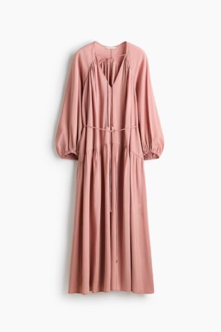 H & M - Oversized tuniekjurk - Dusty Roze
